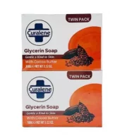 Curalene Soap Glyserine Cocoa Butter (100g x 2) x 12 - Tilbud 20-25 April