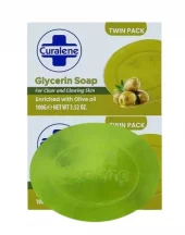 Curalene Soap Glyserine Olive Oil (100g x 2) x 12 - Tilbud 20-25 April