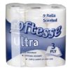 Softesse White Toilet Rolls (9stk x 5) - Ny Ankomst 10.06.25 - Kvantumsrabatt