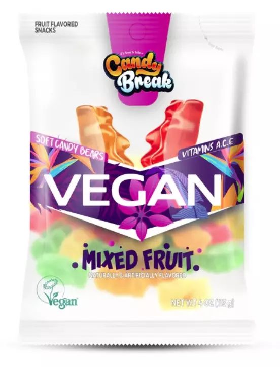 Candy Break Vegan Mixed Frukt 113g x 12
