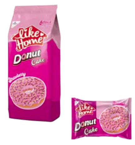 Like Home (American) Donut Strawberry 6pk x 12