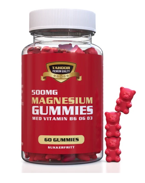 Tahoor Magnesium Gummies 500mg 60stk