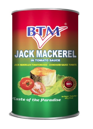 BTM Jack Mackerel In Tomato Sauce 425g x 24