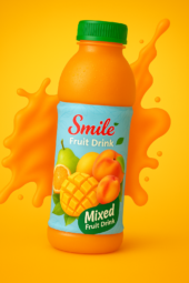 Smile Fruit Drink Mixed Fruit 500ml x 24 Ny Ankomst 19.08.25