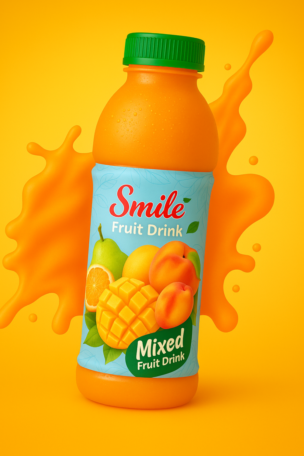 Smile Fruit Drink Mixed Fruit 500ml x 24 Ny Ankomst 19.08.25