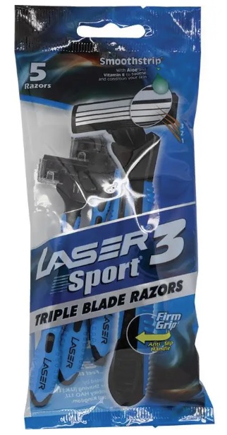 Laser Sport 3 Triple Blades 5stk x 20