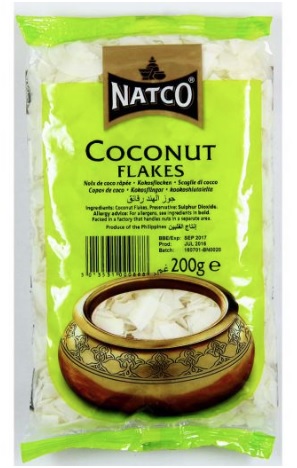 Natco Coconut Flakes 200g x 20 - Ny Ankomst 30.08.25