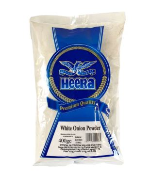Heera Onion White - Løk - Powder 400g x 10 - Ny Ankomst 09.09.25