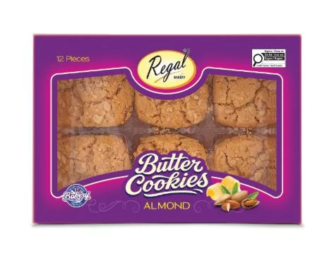 Regal Butter Cookies Almond 12pcs x 9 - Nyhet 07.10.25 - Kampanjepris!