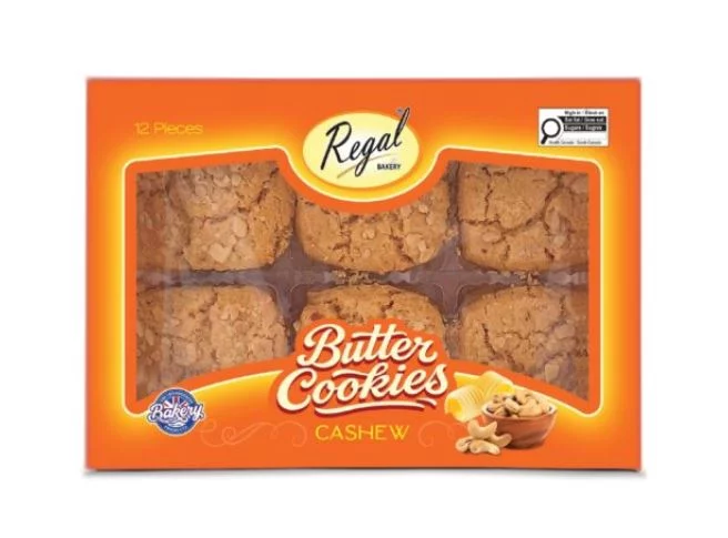 Regal Butter Cookies Cashew 12pcs x 9 - Nyhet 07.10.25 - kampanjepris!