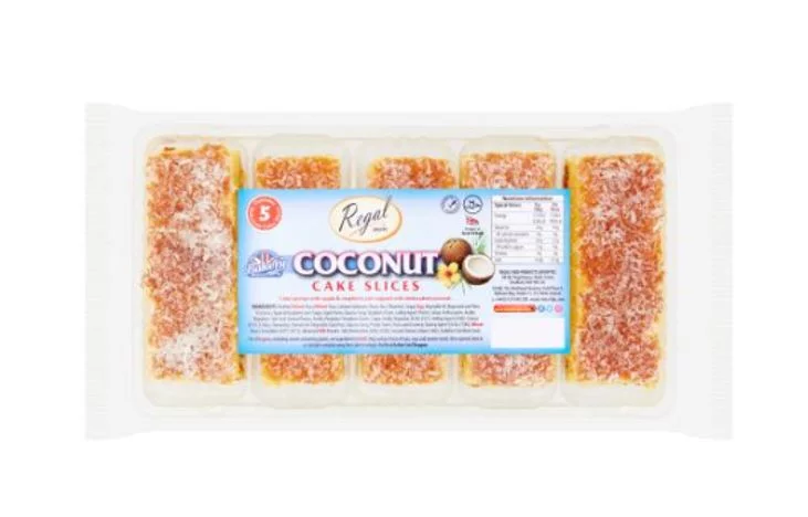 Regal Cake Slices Coconut 5pcs x 11 - Nyhet 07.10.25