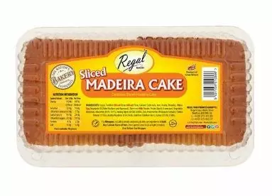 Regal Sliced Cake Madeira 10pcs x 6