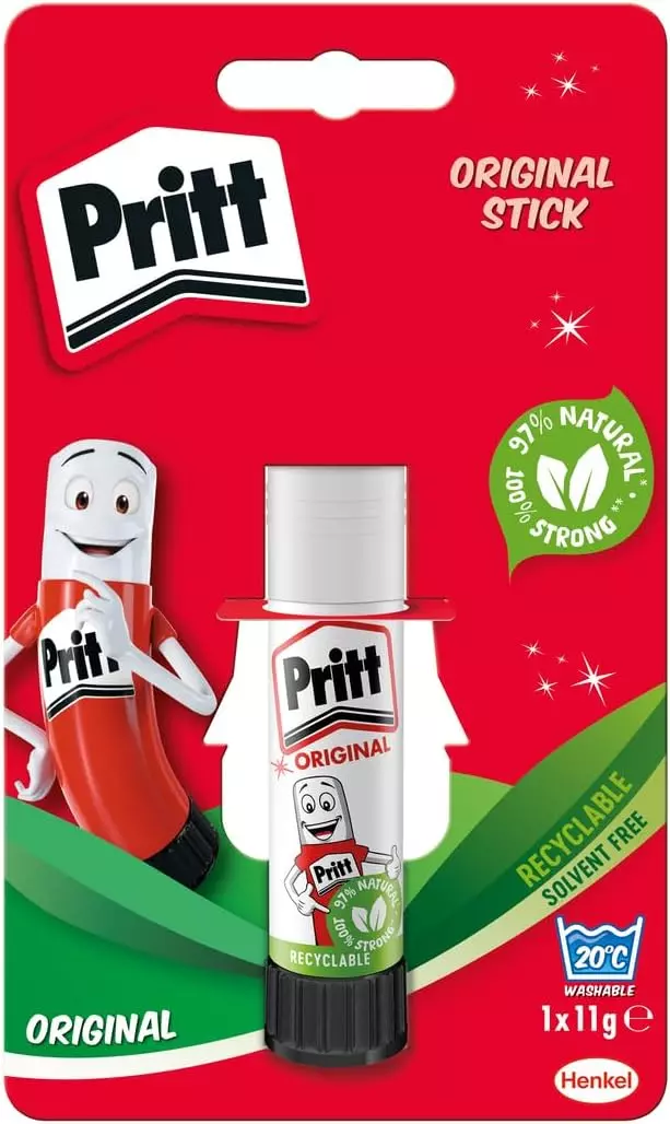 Pritt Stick Carded 11g x 12 - Ny Ankomst 16.10.25
