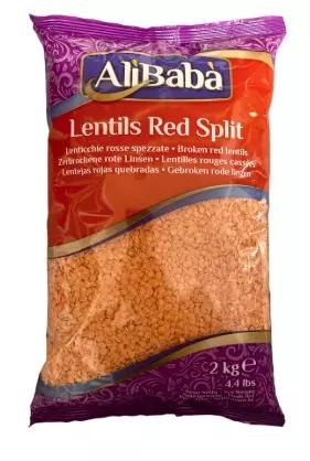 Ali Baba Lentils Red Split 2kg x 6 - Ukens Tilbud 3-8 November