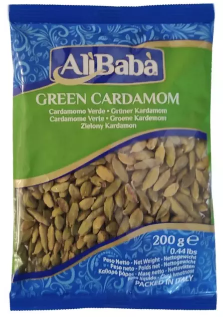 Ali Baba Cardamoms Green 200g x 10 - Ny Ankomst 01.11.25