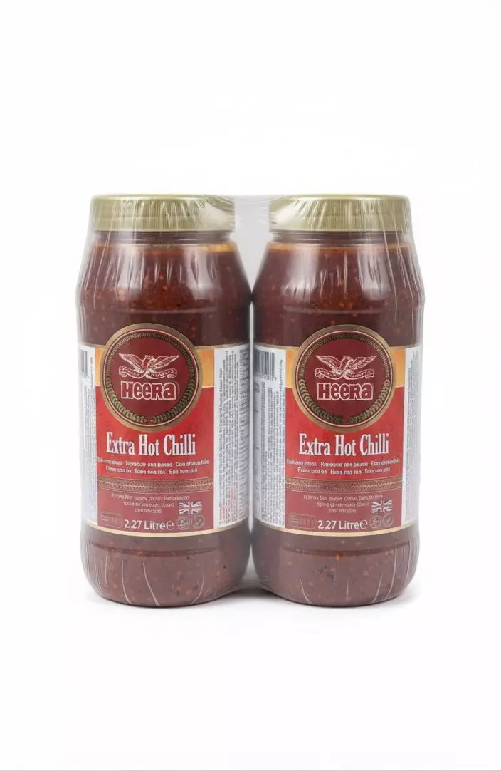 Heera Sauce Chilli Extra Hot 2 x 2.2L - Nyhet! 22.11.25