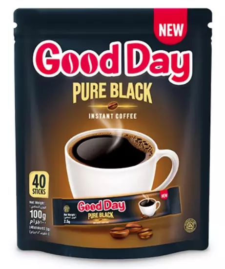Good Day Coffee Pure Black (40 x 2.5g) x 20 - Nyhet - Kampanjepris!