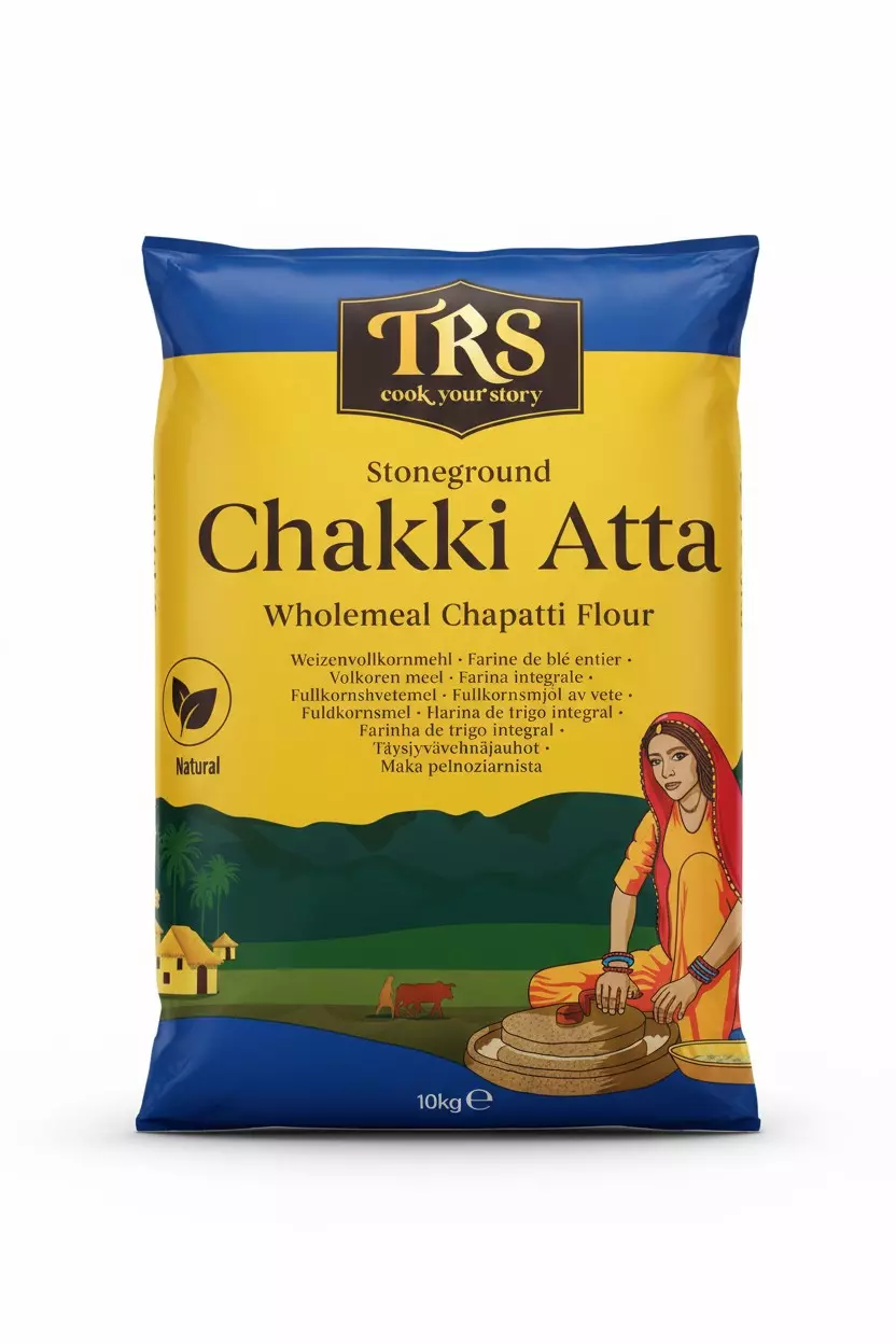 Trs Chakki Atta Whole Meal Flour 10kg x 2 - Nyhet 27.11.25 - Kampanjepris!