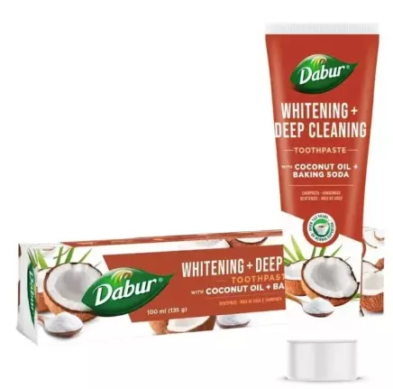 Dabur Toothpaste Coconut Oil & Baking Soda 100ml x 6