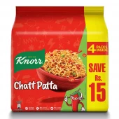 Knorr Chatpata Noodles Family Pack (50g x 4) x 18 - Lavpris!