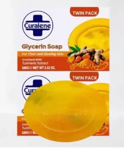 Curalene Soap Glyserine Turmeric (100g x 2) x 12 - Tilbud 20-25 April