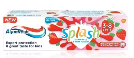 Aquafresh Toothpaste Kids Splash 3-8 Years 50ml x 12