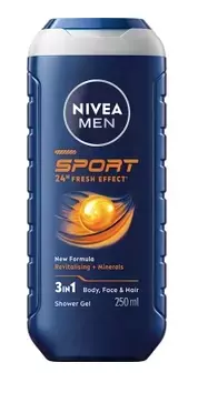 Nivea Shower Gel Mens Sport 250ml x 6