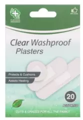 Plasters A&E Clear 20s x 24
