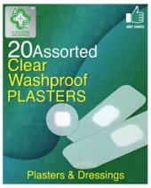 Plasters A&E Washproof 20s x 24