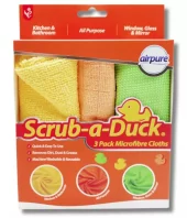 Airpure Microfibre Cloths Scrub-a-Duck 3pk x 12 - Nyhet Juni 2026