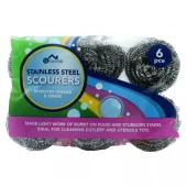 CS Home Scourers Stainless Steel 6pk x 10 - Nyhet Juni 2026