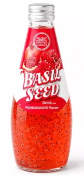 Heera Pomegranate Basil Drink 290ml x 24 - Nyhet Juni/Juli 2026 - Kampanjepris!
