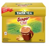 Tata Ginger Tea (2g x 50) x 12 - Nyhet Juli 2027 - Kampanje Tilbud