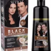 Sevich 100% Natural Black Hair Dye Shampoo (Coconut) 500ml x 1