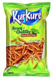 Kurkure Green Chutney Style 70g x 90 - Tilbudspris!