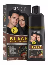 Sevich 100% Natural Black Hair Dye Shampoo (Ginseng) 500ml x 1