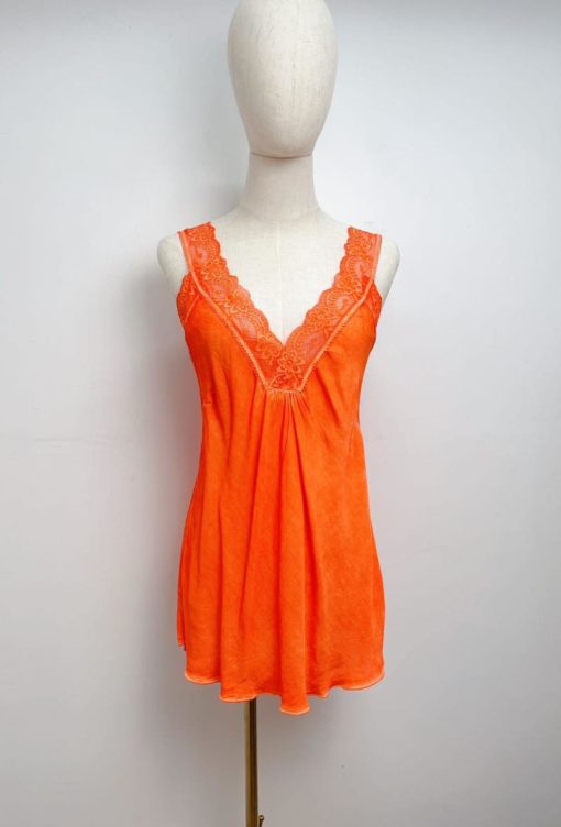 Lace singlett Orange