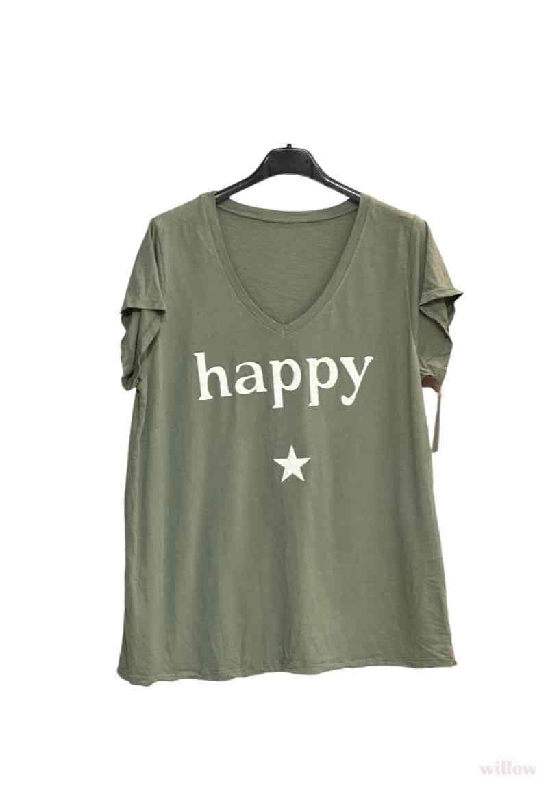 Happy Star t-shirt Khaki