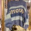 Amour Knit Sweater Blå