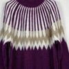 Isabella Knit Sweater Burgunder Lilla