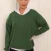 Basic Knit Sweater Green