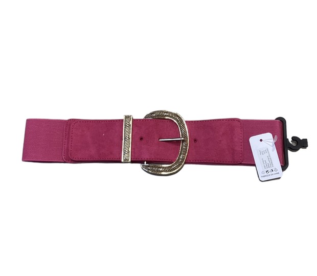 Big Buckle Belt Fucsia