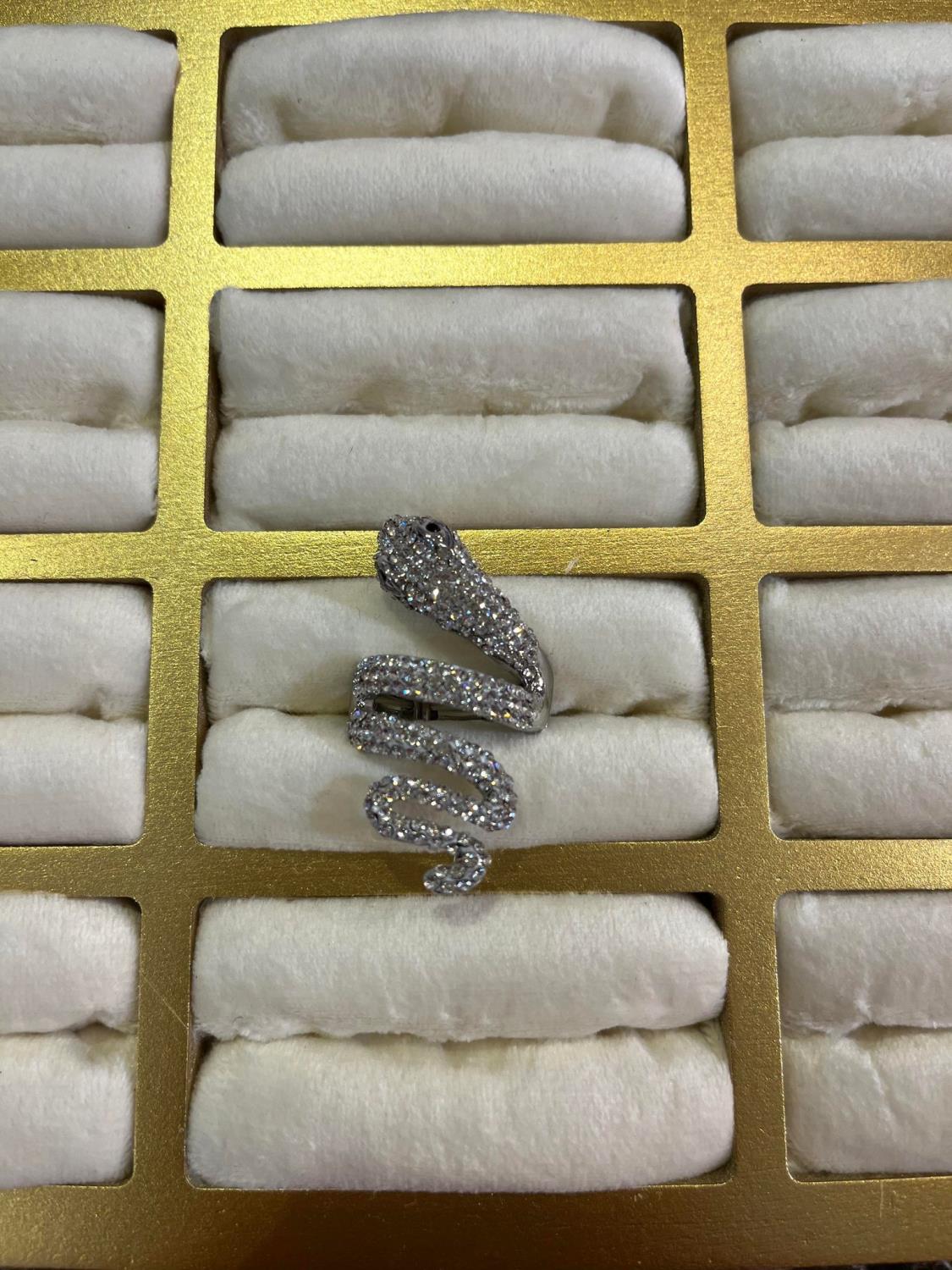 Ring Big Snake Silver