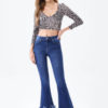 Flare lace jeans