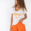 Happy t-shirt orange