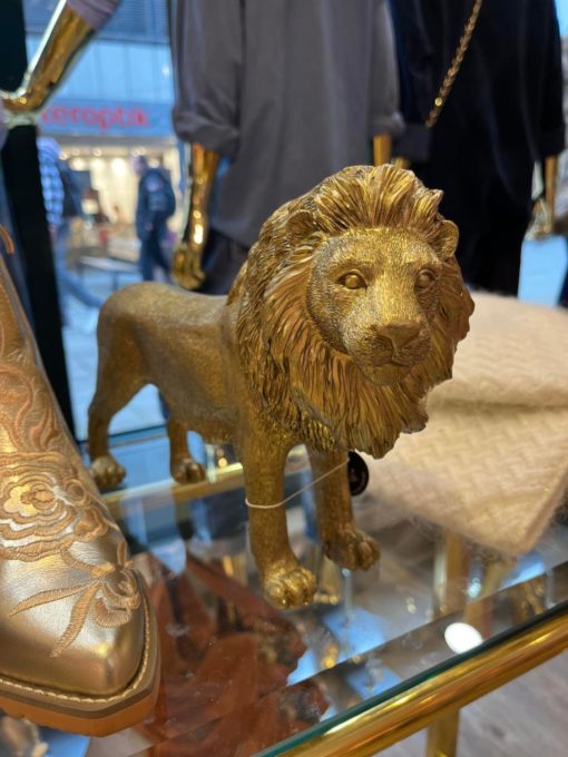 Løve dekor gull