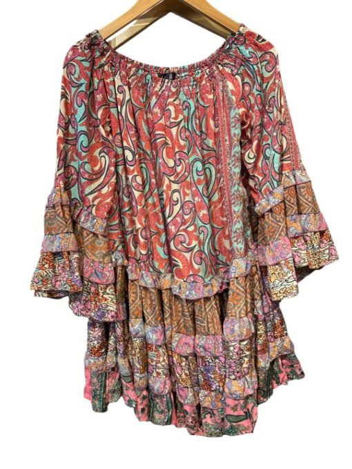 Boho Tunica Purple & Red