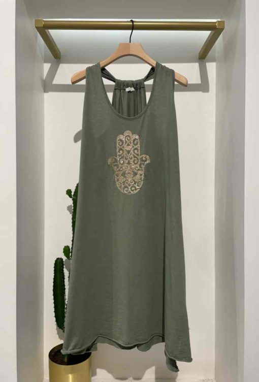 Hamsa Solkjole khaki