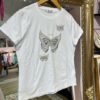 Butterfly T-shirt Silver/white