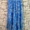 Fluffy Skirt Tiedie Blue